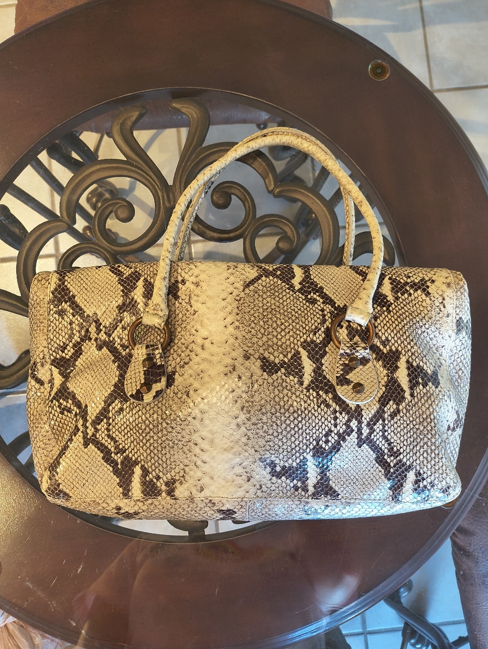 Cynthia Rowley Python Purse - Picture 6 of 6